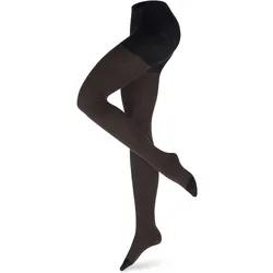 Tchibo - Struktur-Strumpfhose - Damen - Gr. M - braun