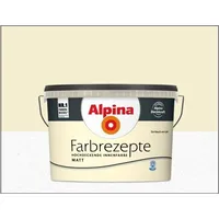 Alpina Farbrezepte 5 Liter Wandfarbe, hochdeckende Farbe, Farbwahl Matt