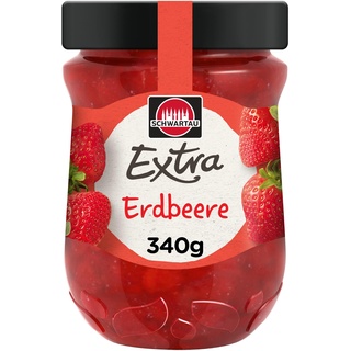 Schwartau Extra Konfitüre, Erdbeere, 340 g