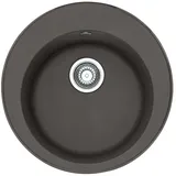 Franke Pamira ROG 610-41 rechts Einbauspüle grau Handbetätigung 510 x 510 mm