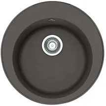 Franke Pamira ROG 610-41 rechts Einbauspüle grau Handbetätigung 510 x 510 mm