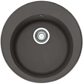 Franke Pamira ROG 610-41 rechts Einbauspüle grau Handbetätigung 510 x 510 mm