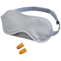 Hama Schlafmaske mit Ohrstöpseln, grau