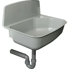 Haas + Sohn Haas Wandausgussbecken mit Siphon Dn50