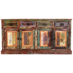 Sideboard Riverboat Altholz Kommode Wohnzimmer Esszimmer Schubladen Schrank