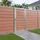 [neu.holz] Gartentor Segovia 180 x 90 cm Braun/WPC
