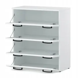 OEM Schuhschrank 71 x 83 x 35 cm weiß matt / weiß