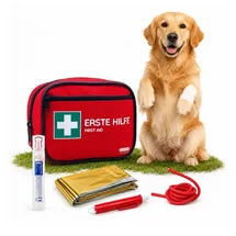 Flexeo Erste-Hilfe-Set für Hunden und Katzen, 24-teilig, gefüllt