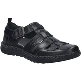 Josef Seibel Slipper gelocht gefloch. modisch in schwarz, 43