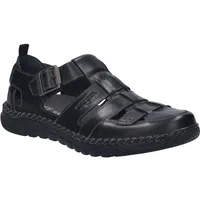 Josef Seibel Slipper gelocht gefloch. modisch in schwarz, 43