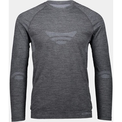 CMP MAN Seamless Sweat nero mel. (U973) XLXXL
