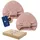 nordic coast company Baby Turban Mütze Strick Altrosa - 6-12 Monate | Gr.: onesize