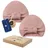 nordic coast company Baby Turban Mütze Strick Altrosa - 6-12 Monate | Gr.: onesize