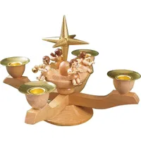 Richard Glässer GmbH Seiffen Richard Glaesser Adventsleuchter klein Natur