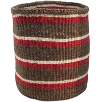 LaLe Living Korb, Braun, Naturmaterialien, 19x23x19 cm, Badaccessoires