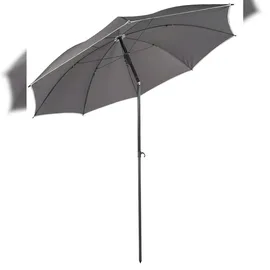 VCM Sonnenschirm Ø 180 cm Taupe
