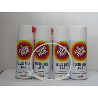 4 x Fluid Film AS-R Langzeit-Rostschutz Kriechöl 400ml Sprühdosen + Sonde 60cm