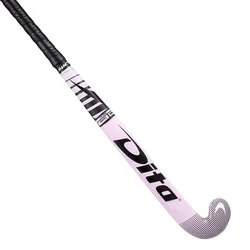 Feldhockeyschläger - FiberTecC40 Mid Bow 40 % Carbon rosa 36,5