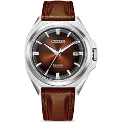 Citizen NB6011-11W Herrenuhr Automatik Series 8 Dunkelbraun