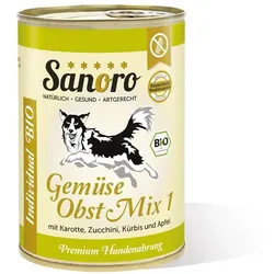 Sanoro BIO Gemüse-Obst-Mix 1 mit Bio-Karotte 12x400g