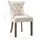 vidaXL Esszimmerstühle 2 Stk. Beige Stoff