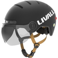 LIVALL LIVAL L23_Smarter City-Helm mit Visier in schwarz_L_58-62 cm