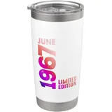 Juni 1967 Jahr 1967 Retro 1967 Vintage Limited Edition 1967 Doppelwandiger Edelstahl-Thermobecher