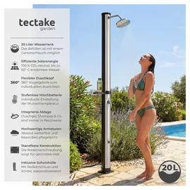 Tectake Solardusche Schwarz 20 l