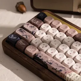 Akko MU01 Rosewood Switches QWERTY