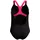 Speedo Medley Logo Medalist Badeanzug Schwarz/Pink 176