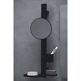 Ideal Standard Beauty Kosmetikspiegel-Set Bar Schwarz Matt