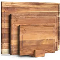 WALDWERK Schneidebrett-Set Akazie 3-tlg. 40 x 30 cm / 33 x 24 cm / 26 x 18 cm