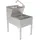 CombiSteel Edelstahl Handwaschbecken – freistehend, 50x70 cm