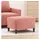 vidaXL Fußhocker Samt 60 x 50 x 41 cm Rosa