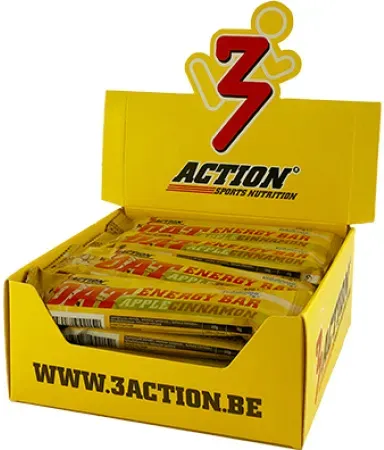 3Action Sports Nutrition Oat Energy Bar Apfel Zimt 20x45g