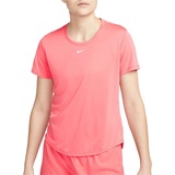 Nike Damen T-Shirt, DRI-FIT, SEA CORAL/WHITE, XS