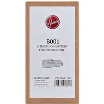 Hoover B001 Batterie Staubsauger Lithium, wiederaufladbar, Schwarz, Original-Akku, Hoover Besenstaubsauger Hoover Freedom 2in1, Freedom Handy