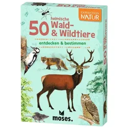 Moses Expedition Natur - 50 heimische Wald- & Wildtiere