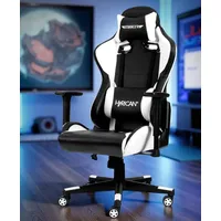 hurican Striker Tank Gaming Stuhl schwarz/weiß PC