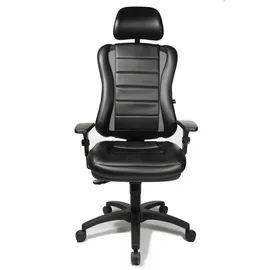TOPSTAR Head Point RS mit Armlehnen und Kopfstütze schwarz / schwarz