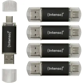 Intenso Twist Line 3.2 GB, USB-A, USB-C Stick Grau