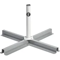 SUNCOMFORT Schirmständer Metall 40 cm x 40 cm Grau