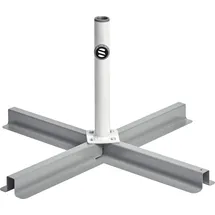SUNCOMFORT Schirmständer Metall 40 cm x 40 cm Grau