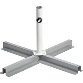 SUNCOMFORT Schirmständer Metall 40 cm x 40 cm Grau