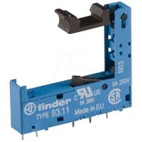 Finder FIN 93.11 - Relaissockel für: FIN 34.51/.81, blau