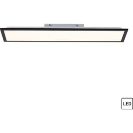 just light. Flat 1 rechteckig schwarz Aluminium