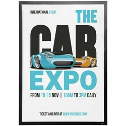 Durable Info-Rahmen DURAFRAME® POSTER, 700 x 1000 mm, schwarz