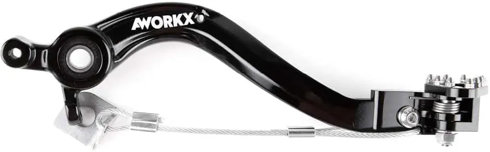 AWORKX Hinterradbremspedal - Schwarz