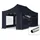 TOOLPORT Faltpavillon 3 x 6 m inkl. Seitenteile schwarz 582605 