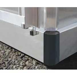 CANOPIA Gewächshaus Essence Alu silber 367 x 244 cm